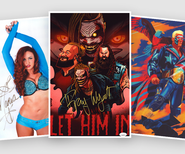 【サイン写真(17)】M★A★S★H Signed Wrestling 11x17 Photos – Signed By Superstars
