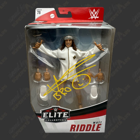 Matt Riddle signed WWE Elite Series 78 Action Figure