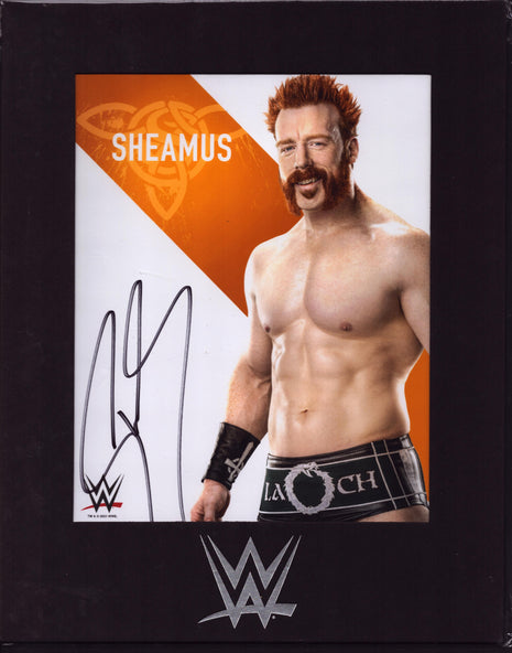 Sheamus signed 8x10 Matted Photo