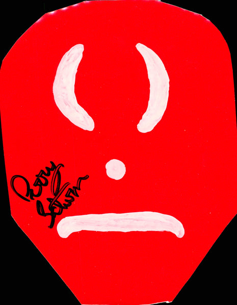 Perry Saturn signed Moppy Head Cardboard Cutout