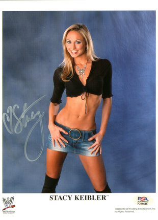Stacy Keibler signed 8x10 Photo (w/ PSA)