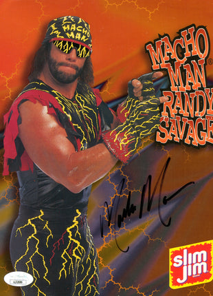 Macho Man Randy Savage signed 8x10 Photo (w/ JSA)