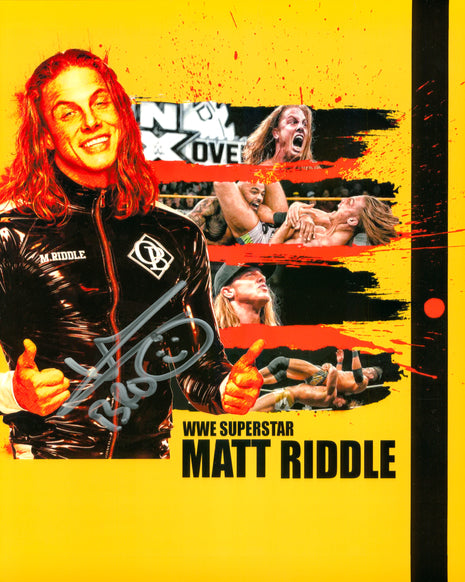 Matt Riddle signed 8x10 Photo