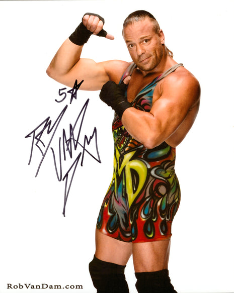 Photo 8x10 signée par Rob Van Dam