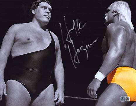 Hulk Hogan signed Metallic 11x14 Photo (w/ Beckett)