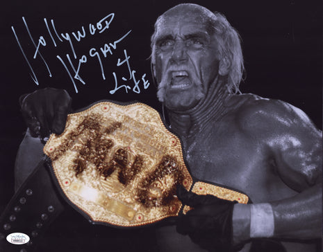 Hulk Hogan signed Metallic 11x14 Photo (w/ JSA)