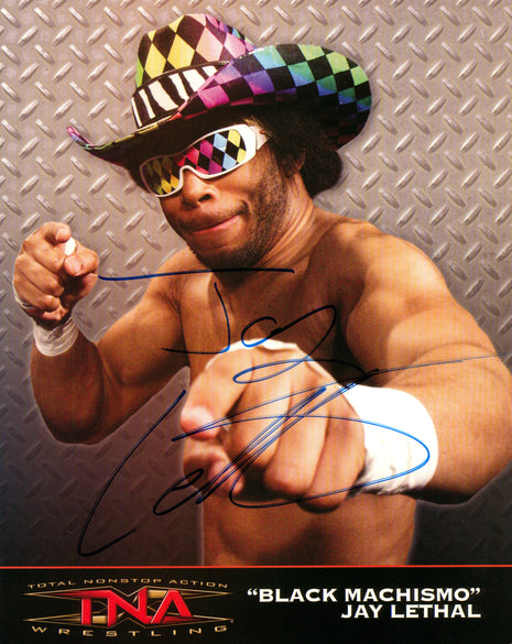 Jay Lethal signed 8x10 Photo