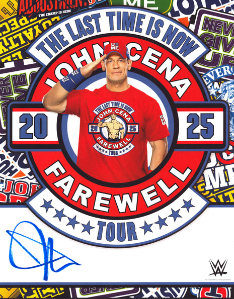 John Cena signed 11x14 Photo