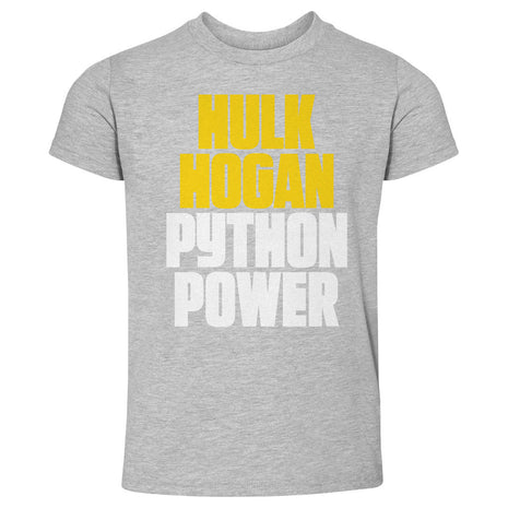 Hulk Hogan Python Power Font WWE Kids Toddler T-Shirt