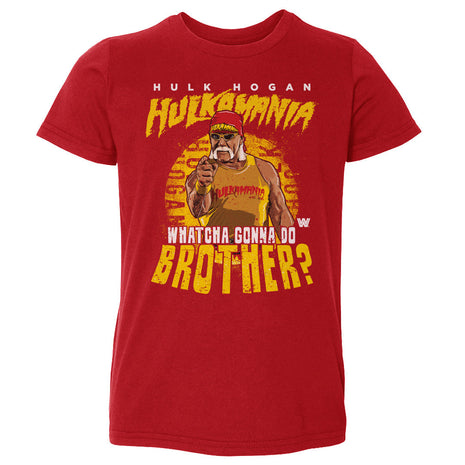 Hulk Hogan Hulkamania Whatcha Gonna Do Brother WWE Kids Toddler T-Shirt