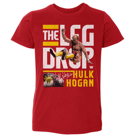 Hulk Hogan Leg Drop WWE Kids Toddler T-Shirt