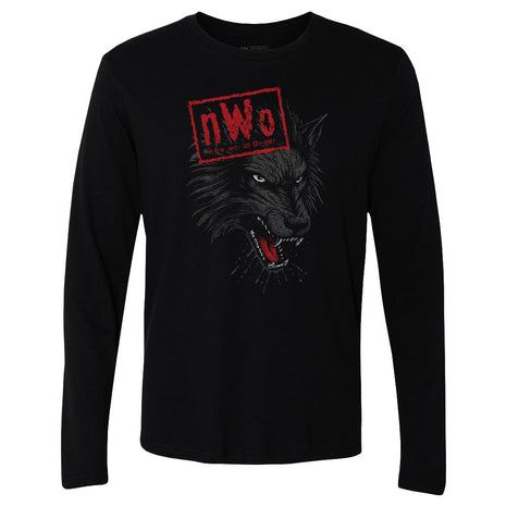 nWo Wolf Logo WWE Men's Long Sleeve T-Shirt
