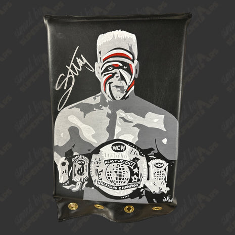 Sting signed Hand Painted Art Turnbuckle Pad