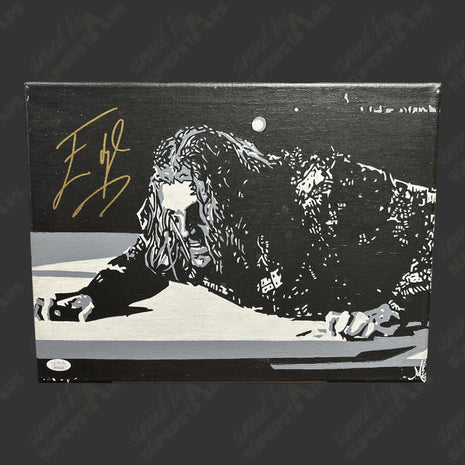 Edge signed 12x16 Hand Painted Canvas Art (w/ JSA)