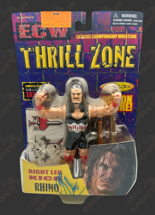 Rhino signed ECW Thrill Zone Action Figure