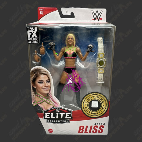 Alexa Bliss signed WWE Elite Series 82 Action Figure