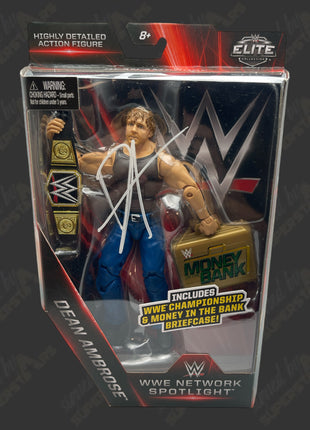Figurine articulée WWE Elite Network Spotlight signée par Dean Ambrose