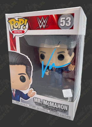 Vince McMahon signed WWE Funko POP Figure #53 (w/ JSA)