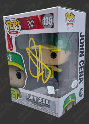 John Cena signed WWE Funko POP Figure #136 (w/ JSA)