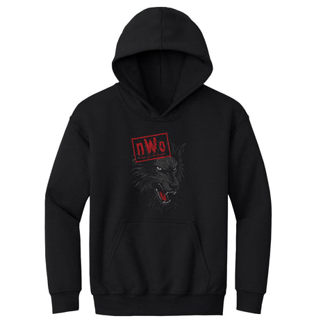 nWo Wolf Logo WWE Kids Youth Hoodie