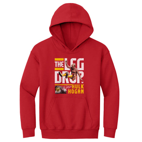 Hulk Hogan Leg Drop WWE Kids Youth Hoodie