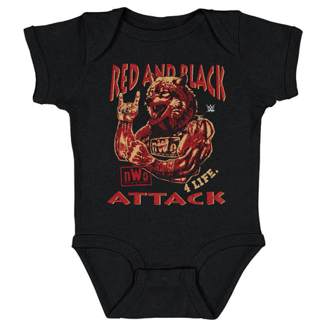 nWo Red And Black Attack WWE Kids Baby Onesie