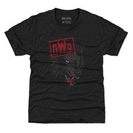 nWo Wolf Logo WWE Kids T-Shirt