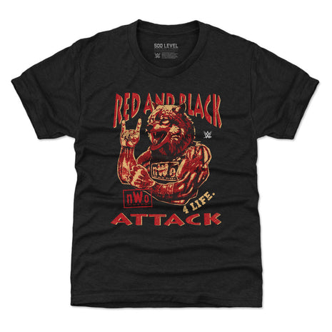 nWo Red And Black Attack WWE Kids T-Shirt