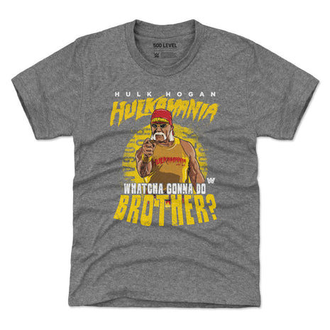 Hulk Hogan Hulkamania Whatcha Gonna Do Brother WWE Kids T-Shirt