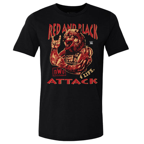 nWo Red And Black Attack WWE Men's Cotton T-Shirt