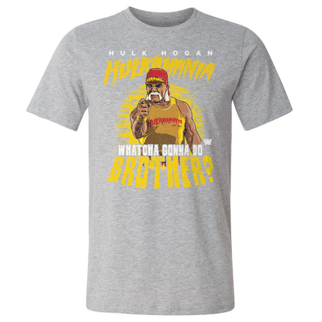 Hulk Hogan Hulkamania Whatcha Gonna Do Brother WWE Men's Cotton T-Shirt