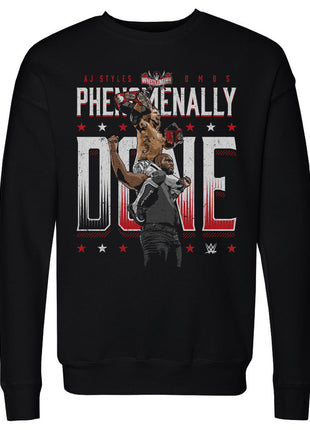 A.J. Styles & Omos Phenomenally Done Men's WWE Crewneck Sweatshirt