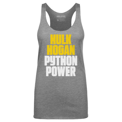 Hulk Hogan Python Power Font WWE Women's Tank Top