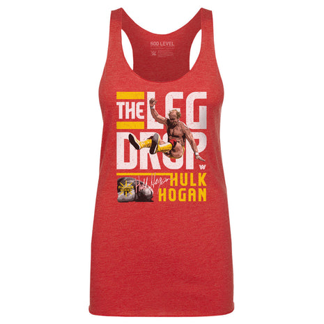 Hulk Hogan Leg Drop WWE Women's Tank Top