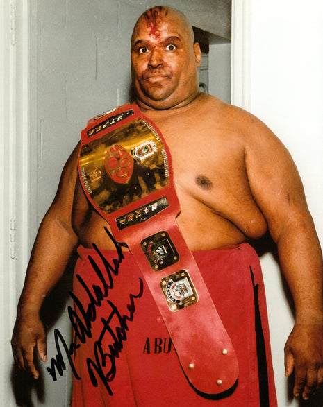 Abdullah the Butcher signed 8x10 Photo