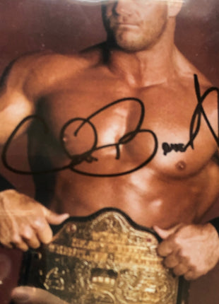 Chris Benoit signed 8x10 Photo (Encapsulated w/ PSA-DNA)