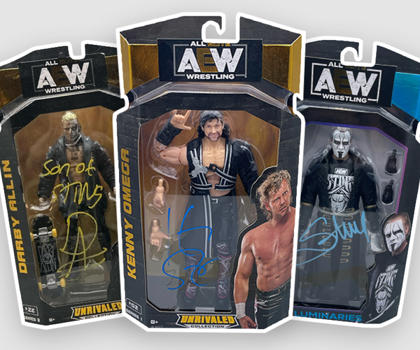 Signed AEW Action Figures – Signed By Superstars