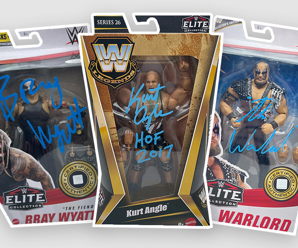 Signed WWE Elite Action Figures – Signed By Superstars