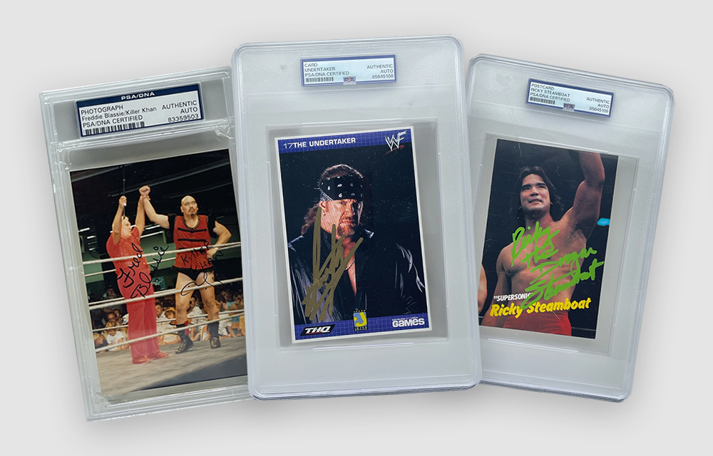 Signed Wrestling 7x9 or smaller Photos & Items – Signed By Superstars