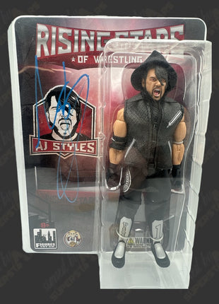 AJ Styles signed Rising Stars Action Figure