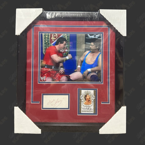 Rowdy Roddy Piper & Frankie Williams dual signed Framed Plaque