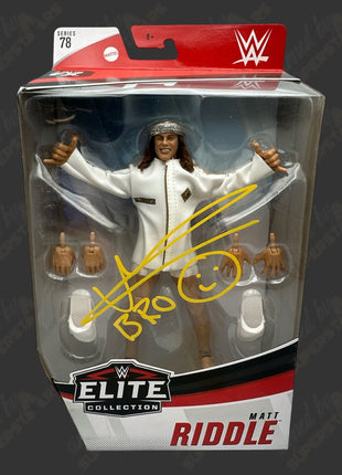 Matt Riddle signed WWE Elite Series 78 Action Figure