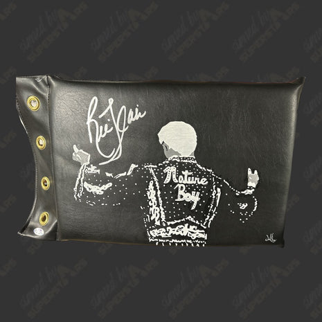 Ric Flair signed Hand Painted Art Turnbuckle Pad (w/ PSA)