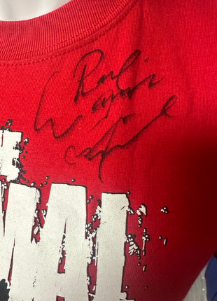 Road Warrior Animal signed T-Shirt (Size: Large)