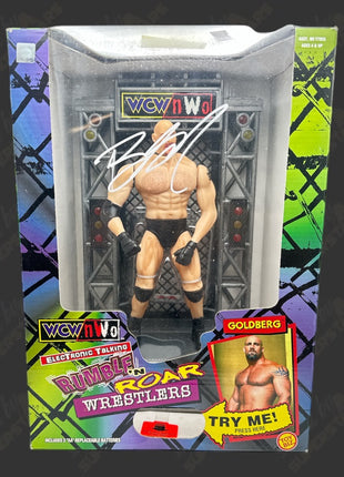 Bill Goldberg signed WCW/nWo Rumble & Roar Action Figure