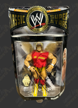 Hulk Hogan signed WWE Classic Superstars Action Figure