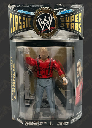 Terry Funk signed WWE Jakks Classic Superstars Action Figure