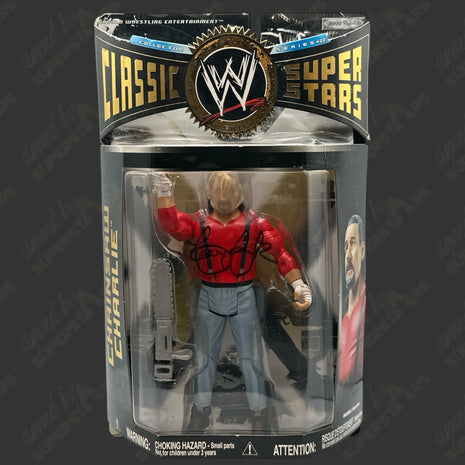 Terry Funk signed WWE Jakks Classic Superstars Action Figure