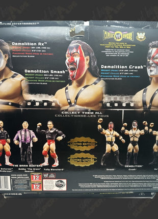 Demolition Ax & Smash dual signed WWE Jakks Classic Superstars 3-pack Action Figure