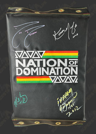 Nation of Domination - Mark Henry, D-Lo Brown, Kama & Faarooq multi-signed Turnbuckle Pad
